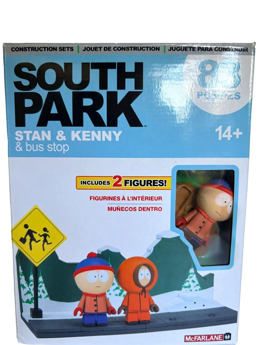 South Park Stan & Kenny Bus Stop McFarlane Toys Set 83 PCS Complete - Picture 1 of 4